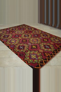 Large Turkish Kilim Rug 7x9 Feet  203,290 - Turkish Kilim Rug  $i