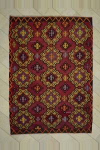 Turkish Kilim Rug Large Turkish Kilim Rug 7x9 Feet  203,290