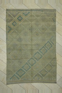 Turkish Kilim Rug Light Color Turkish Kilim Rug 6x9 Feet 188,278
