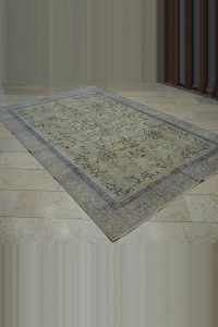 Light Yellow Oushak Rug 7x10 Feet 197,290 - Oushak Rug $i
