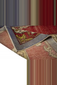 Lion Pattern Old Turkish Carpet Rug 4x7 Feet 135,220 - Turkish Carpet Rug  $i