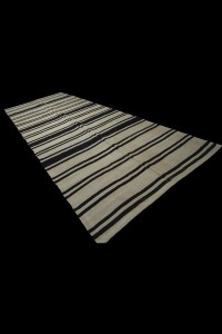 Long Size Flat Weave Turkish Kilim rug 7x14 Feet  197,421 - Turkish Natural Rug  $i