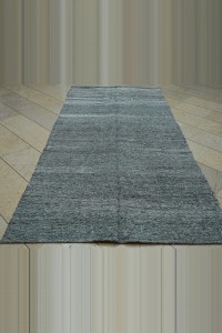 Long Size Turkish Gray Kilim Rug 5x9   145,287 - Grey Turkish Rug  $i