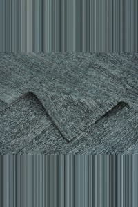 Long Size Turkish Gray Kilim Rug 5x9   145,287 - Grey Turkish Rug  $i