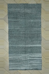 Grey Turkish Rug Long Size Turkish Gray Kilim Rug 5x9   145,287