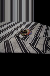 Long Size Turkish striped Kilim rug 6x11 Feet 176,336 - Turkish Natural Rug $i