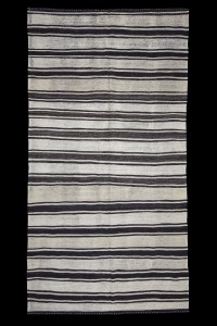 Turkish Natural Rug Long Size Turkish striped Kilim rug 6x11 Feet  176,336