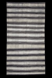 Turkish Natural Rug Long Size Turkish striped Kilim rug 6x11 Feet  176,336