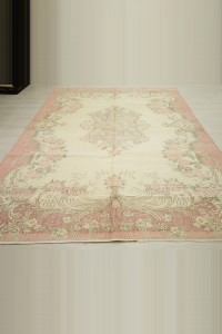 Medallion Pattern Oushak Rug 7x10 Feet 214,312 - Oushak Rug $i