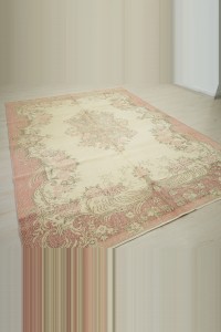 Medallion Pattern Oushak Rug 7x10 Feet 214,312 - Oushak Rug $i