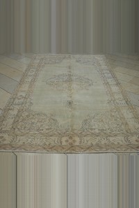 Mid Century Modern Turkish Carpet Rug 6x10 170,295 - Oushak Rug $i