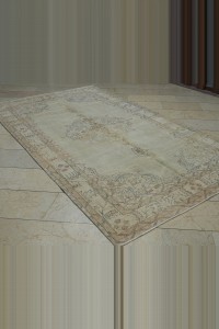 Mid Century Modern Turkish Carpet Rug 6x10 170,295 - Oushak Rug $i