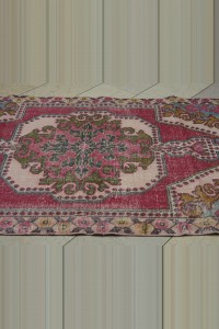 Mid century Oushak Area Rug 4x7 128,211 - Turkish Carpet Rug  $i
