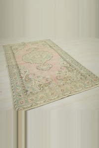 Mid Century Turkish Rug 5x8 147,250 - Oushak Rug $i