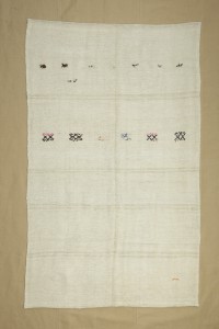 Turkish Hemp Rug Midcentury Hemp Area Rug 5x8 Feet 150,246
