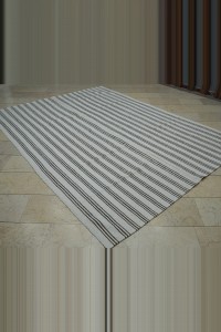 Midcentury Modern Turkish Kilim Rug 7x10 Feet 220,305 - Turkish Natural Rug  $i