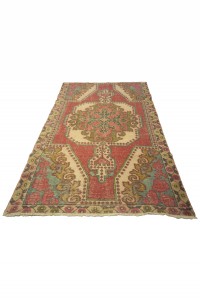 Midcentury Oushak Area Rug 4x7 128,211 - Turkish Carpet Rug  $i