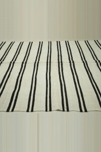 Minimalist Decor Organic Hemp Kilim Rug 7x12 214,376 - Turkish Hemp Rug $i