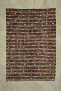 Turkish Kilim Rug Minimalist Decor Striped Kilim Rug 7x10  200,300