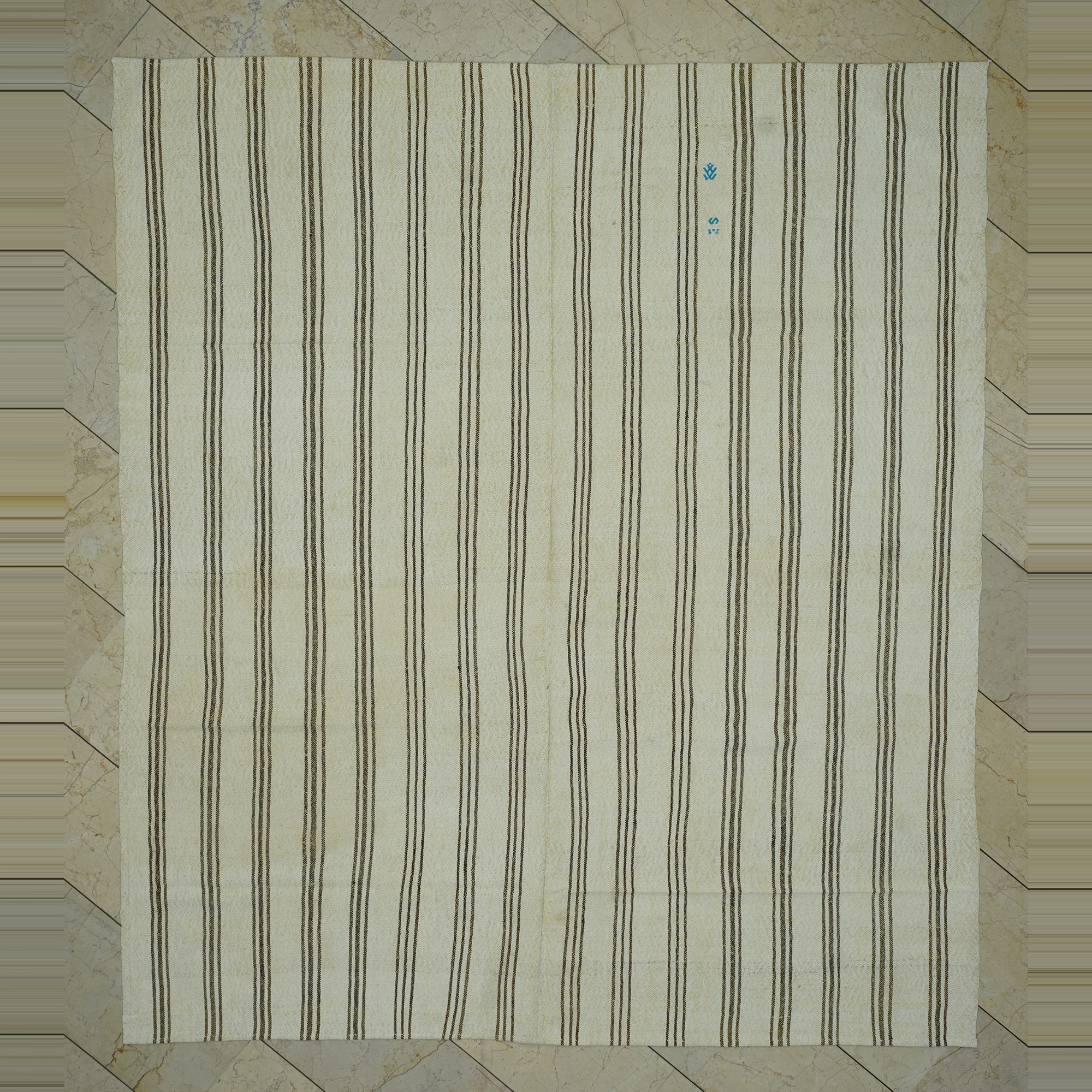 Minimalist Decor Striped Rug 7x8 Feet 220,249 - Turkish Natural Rug