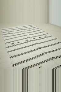 Minimalist Decor Vintage Hemp Rug 6x11 Feet 185,342 - Turkish Hemp Rug  $i