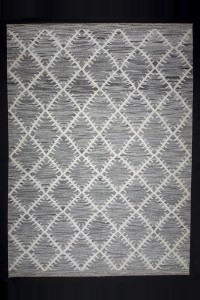 Grey Turkish Rug Modern Gray And White Turkish Kilim Rug 9x12 Feet 278,380