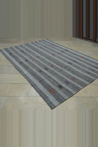 Modern Turkish Grey Rug 6x9 Feet 184,263 - Grey Turkish Rug  $i