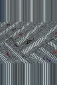 Modern Turkish Grey Rug 6x9 Feet 184,263 - Grey Turkish Rug  $i