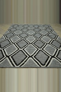 Modern Turkish Hemp Rug 8x10 Feet 246,316 - Grey Turkish Rug $i