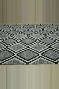 Modern Turkish Hemp Rug 8x10 Feet 246,316 - Grey Turkish Rug $i