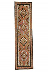 Turkish Rug Runner Modern Turkish Kilim Rug Runner 3x12 Feet 95,352