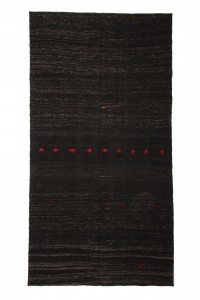 Goat Hair Rug Modern Vintage Flat Weave Turkish Kilim rug 5x10 Feet  155,296