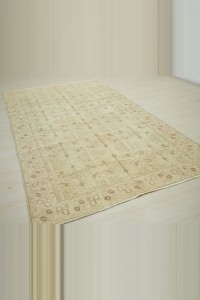Modern Vintage Oushak Carpet Rug 6x9 Feet 166,280 - Oushak Rug $i