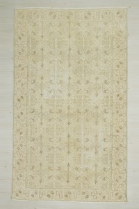 Modern Vintage Oushak Carpet Rug 6x9 Feet 166,280 - Oushak Rug $i