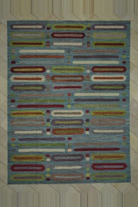 Grey Turkish Rug Modern Vintage Turkish Flat Weave Kilim Rug 9x12 Feet 282,375