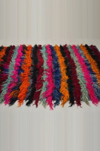 Multi Colors Sivas Filikli Tulu Rug  122,187 - Turkish Kilim Rug  $i