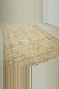 Muted Colors Oushak Carpet Rug 7x11 206,319 - Oushak Rug  $i