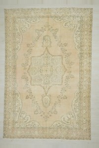 Muted Colors Oushak Carpet Rug 7x11 206,319 - Oushak Rug  $i