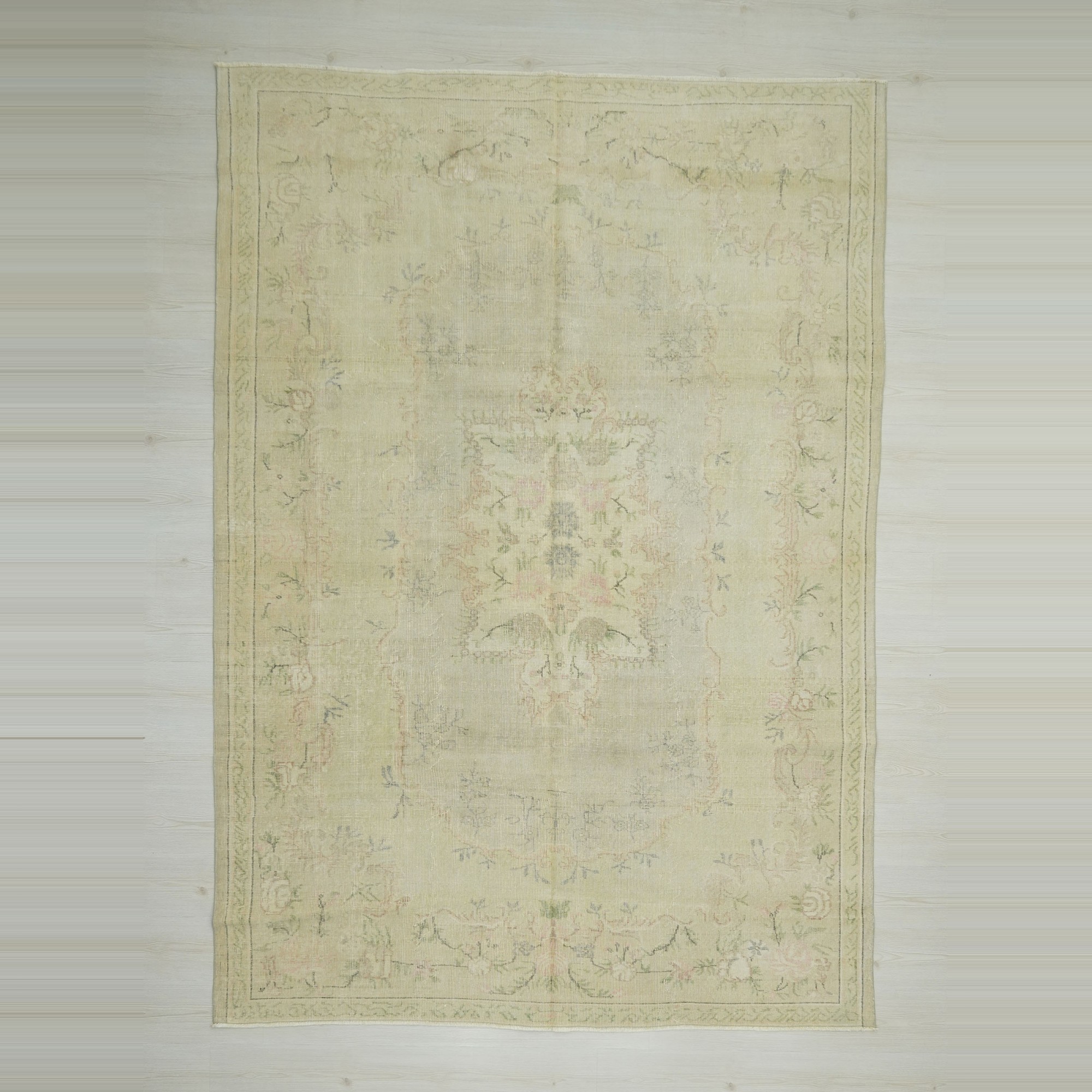 Muted Oushak Rug 7x10 Feet 204,295 - Oushak Rug