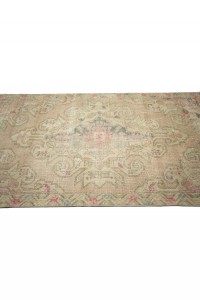 Muted Vintage Oushak Rug 4x7 Feet 126,213 - Turkish Carpet Rug $i