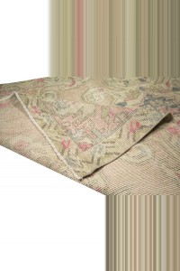 Muted Vintage Oushak Rug 4x7 Feet 126,213 - Turkish Carpet Rug $i