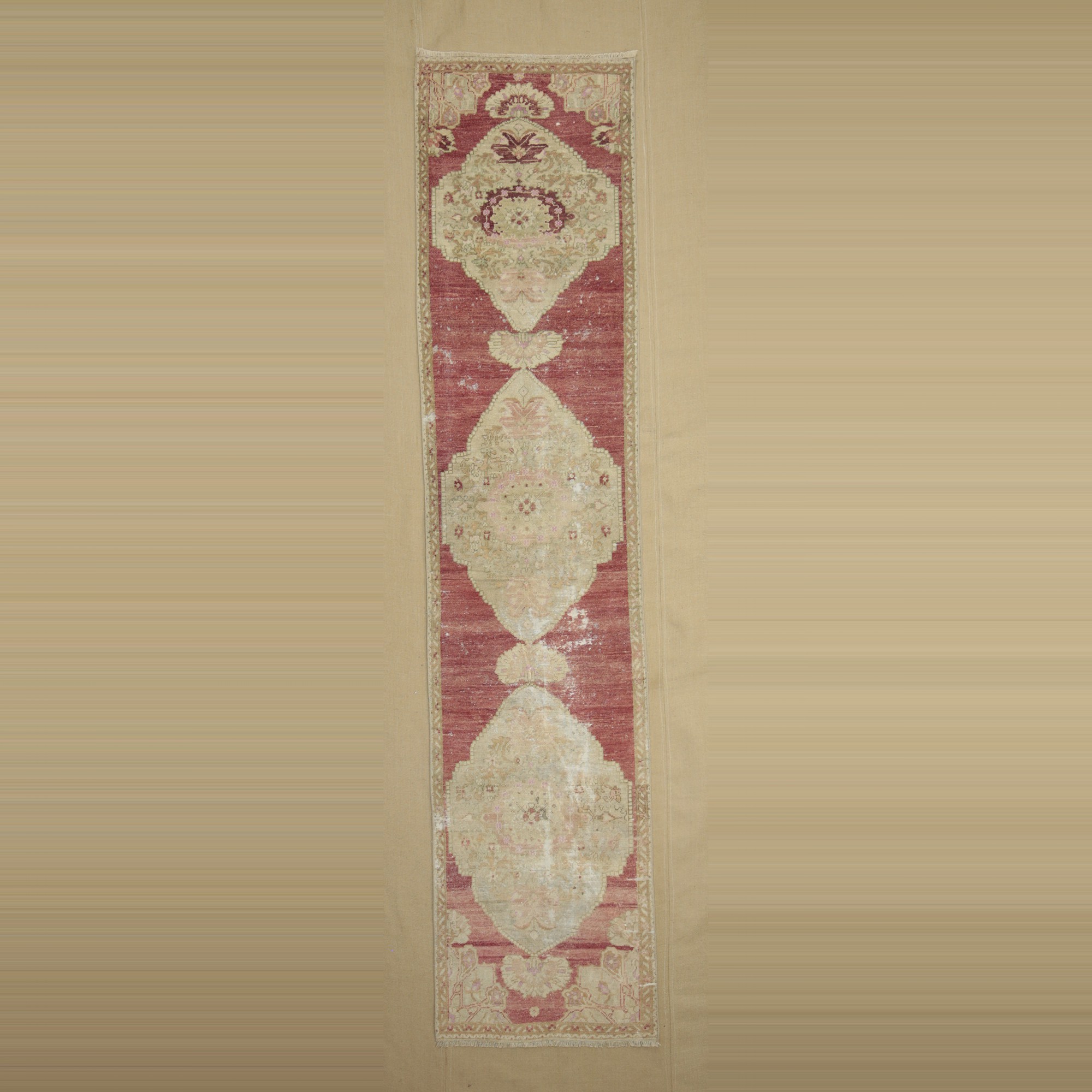 Narrow Turkish Oushak Runner Rug 2x10 Feet 66,296 - Turkish Rug Runner