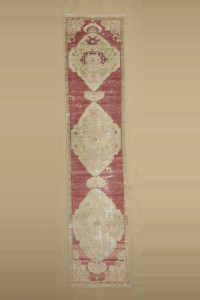 Narrow Turkish Oushak Runner Rug 2x10 Feet 66,296 - Turkish Rug Runner  $i