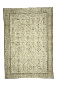 Oushak Rug Natural Beige Brown Turkish Carpet Rug 7x10 Feet  216,312