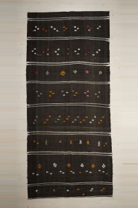 Goat Hair Rug Natural Brown Goat Hair Kilim Rug 5x11 152,337