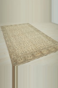 Natural Colors Vintage Oushak Rug 5x9 Feet 160,266 - Oushak Rug $i