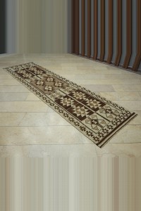 Natural Kilim Rug Runner 3x11 Feet 92,343 - Turkish Rug Runner  $i