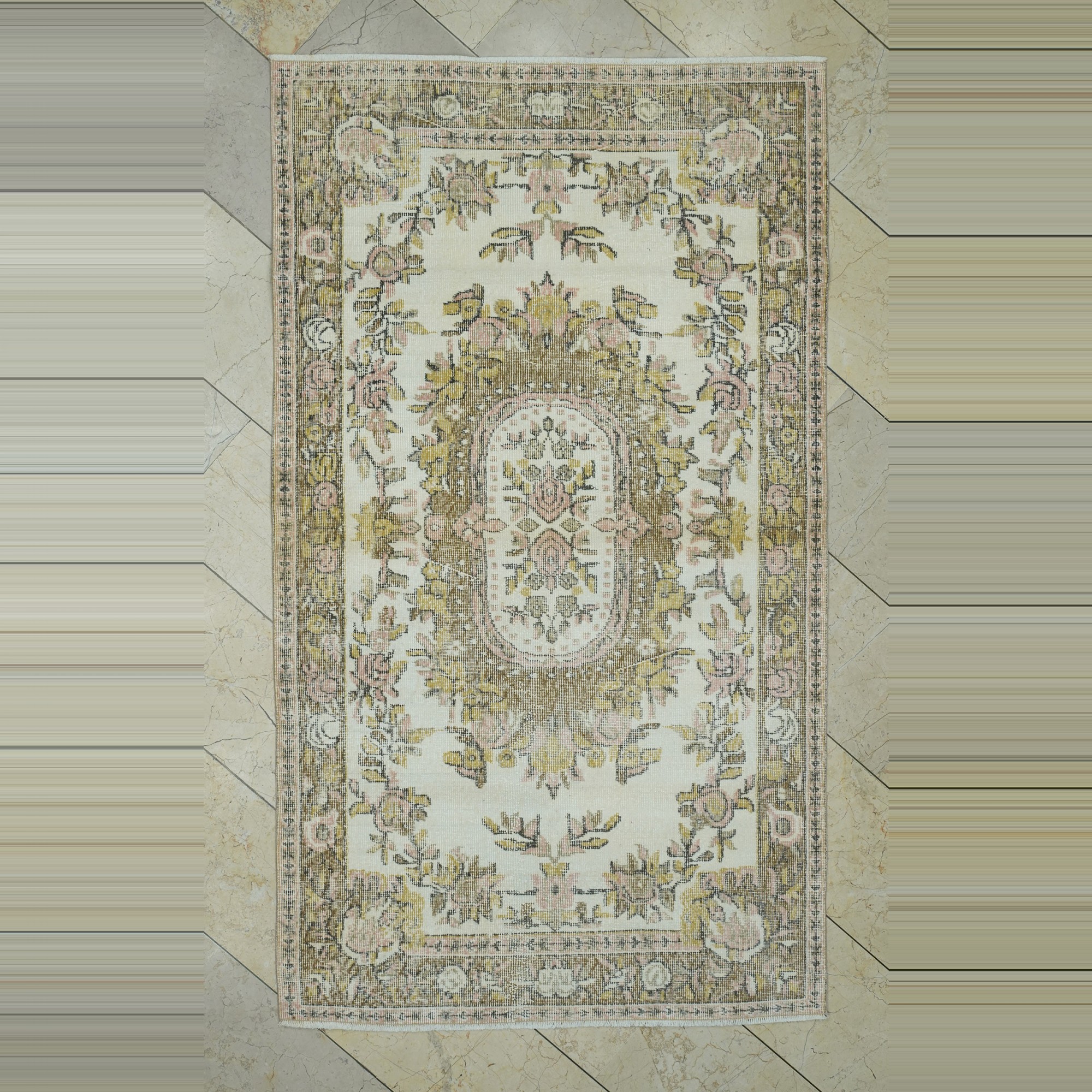 Natural Oushak Rug 4x7 Feet 122,210 - Oushak Rug