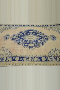 Navy Blue Old Oushak Rug,6x9 188,270 - Oushak Rug $i
