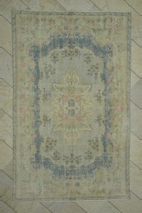 Navy Blue Oushak Rug 5x8 Feet 154,250 - Oushak Rug $i